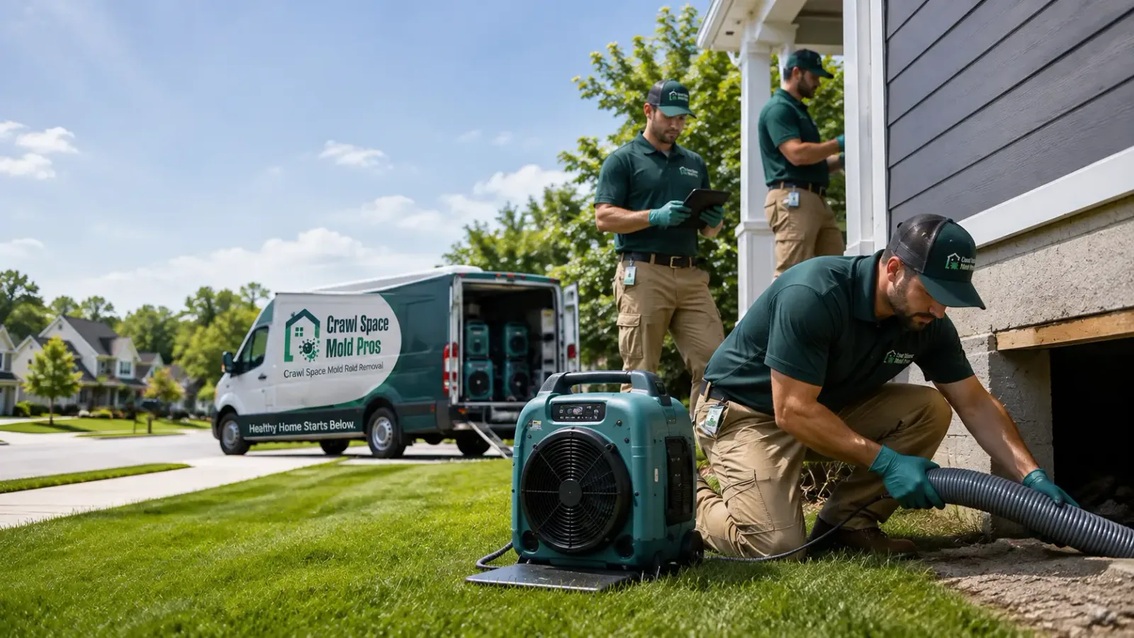Crawl Space Mold Removal in Marianna, PA